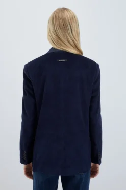 Blazer Doppiopetto In Velluto