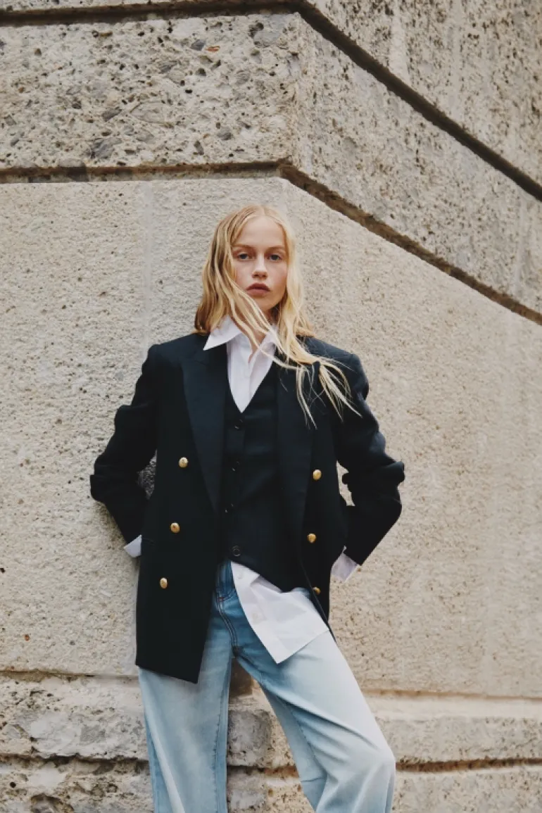 Blazer Doppiopetto Twill