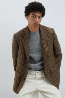 Blazer New York In Lana Pied De Poule