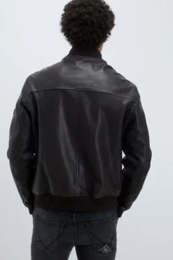 Bomber In Pelle Vintage