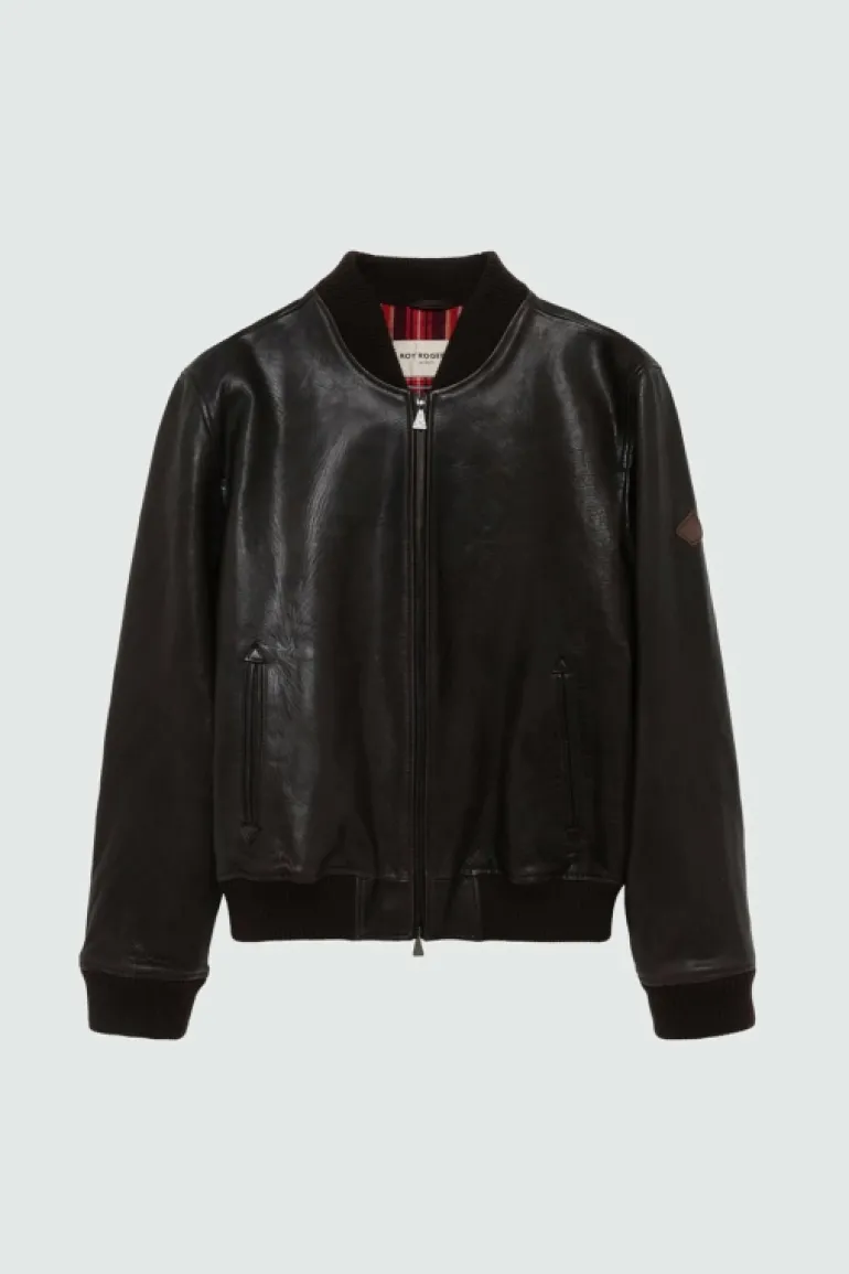 Bomber In Pelle Vintage
