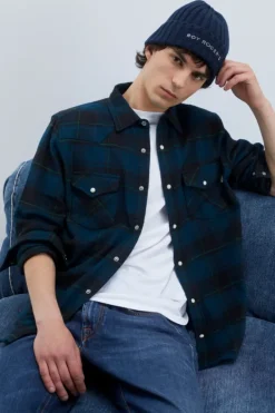 Camicia Martin Check Washed