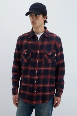 Camicia Martin Check Washed