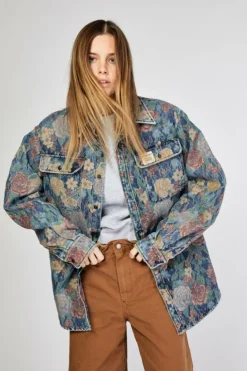 Camicia Time Off Roy Roger's X Dave's Ny In Jacquard Tapestry