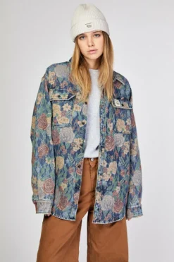 Camicia Time Off Roy Roger's X Dave's Ny In Jacquard Tapestry