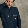 Camicia Western 70th Denim Cimosa Rinse