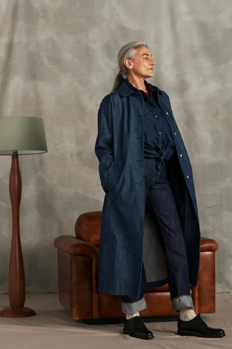 Camicia Western 70th Denim Cimosa Rinse