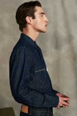 Camicia Western 70th Denim Cimosa Rinse