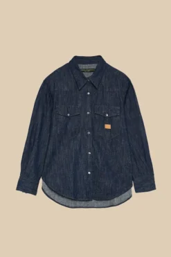 Camicia Western 70th Denim Cimosa Rinse
