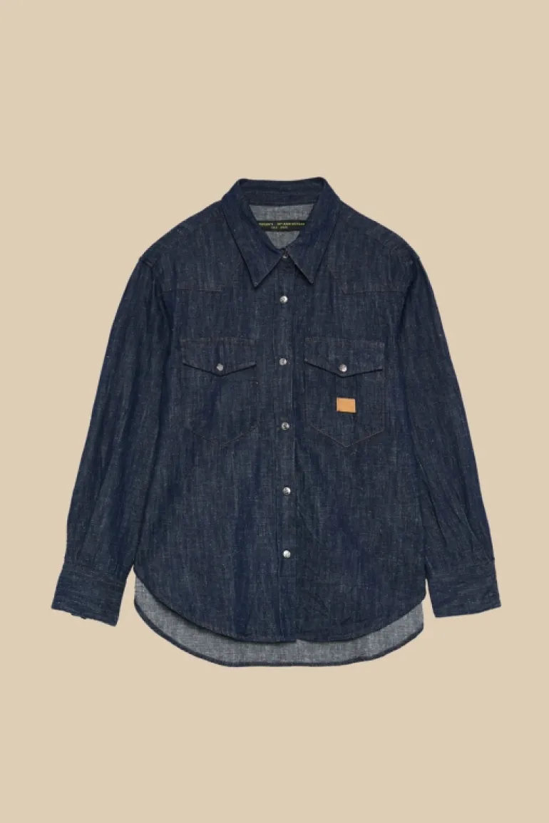 Camicia Western 70th Denim Cimosa Rinse