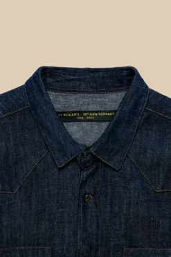 Camicia Western 70th Denim Cimosa Rinse