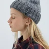Cappello Beanie In Lana Boucle