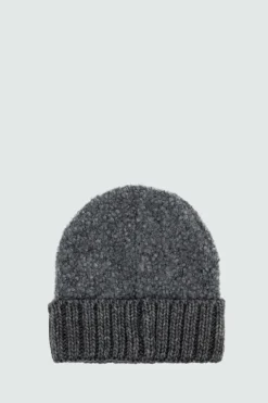 Cappello Beanie In Lana Boucle
