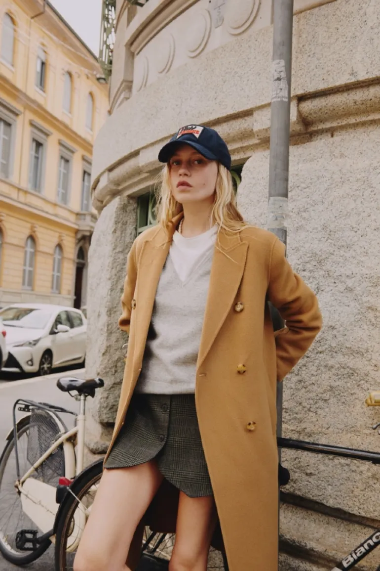 Cappotto Doppiopetto In Lana