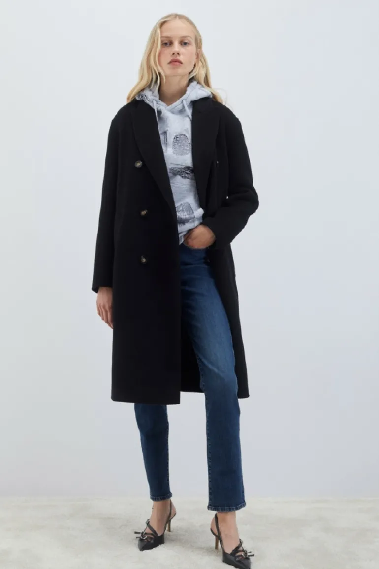 Cappotto Doppiopetto In Lana