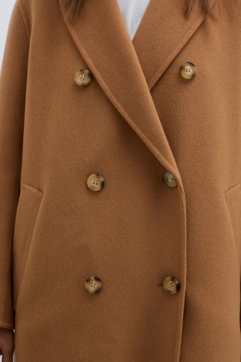 Cappotto Doppiopetto In Lana