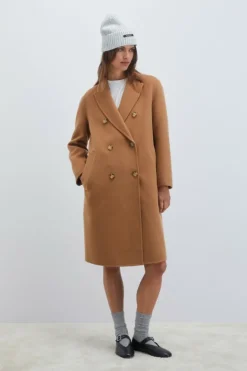 Cappotto Doppiopetto In Lana