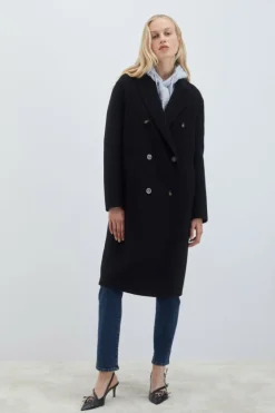 Cappotto Doppiopetto In Lana