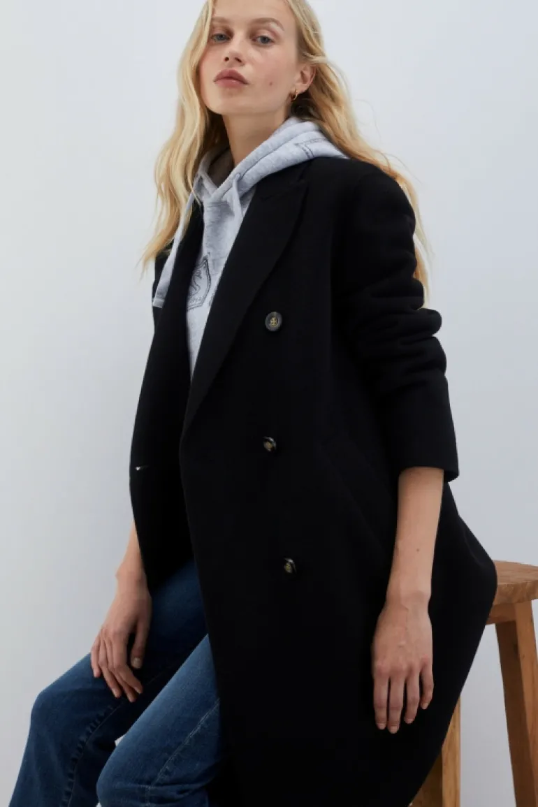 Cappotto Doppiopetto In Lana