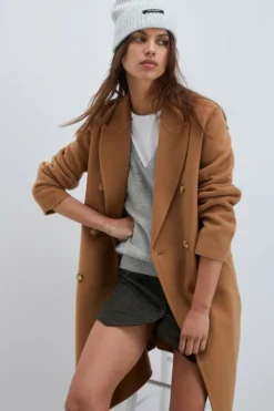 Cappotto Doppiopetto In Lana