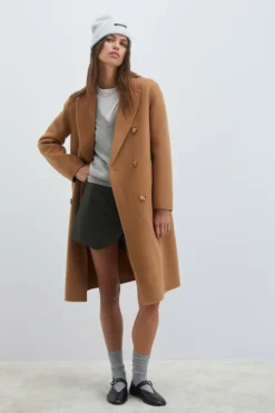 Cappotto Doppiopetto In Lana