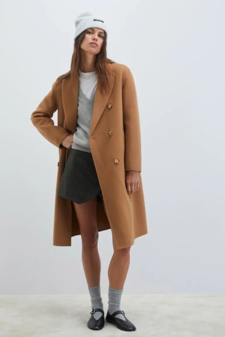 Cappotto Doppiopetto In Lana