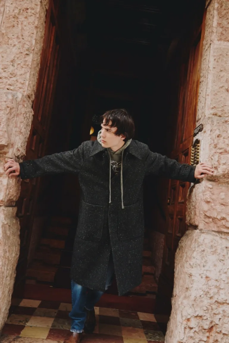 Cappotto London In Tweed Donegal