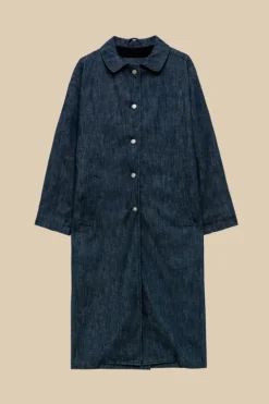 Cappotto Vintage 60 70th Denim Rinse