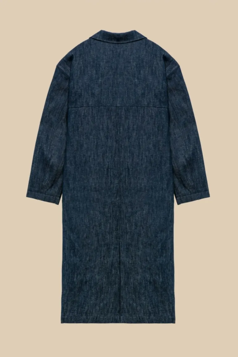 Cappotto Vintage 60 70th Denim Rinse