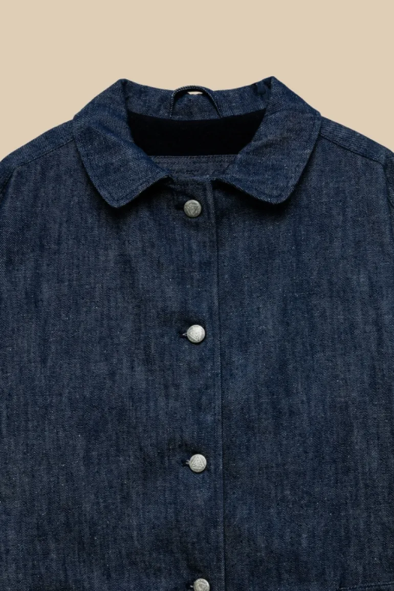 Cappotto Vintage 60 70th Denim Rinse