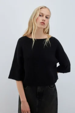 Cardigan Reverse In Alpaca