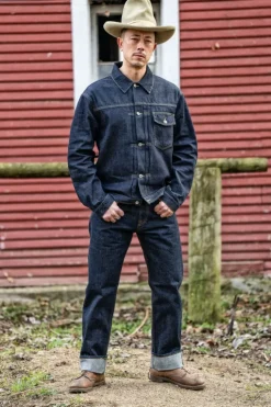 Cult Wide Man Jap Selv. Shrink To Fit Denim Rinse