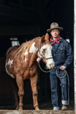 Cult Wide Man Jap Selv. Shrink To Fit Denim Rinse