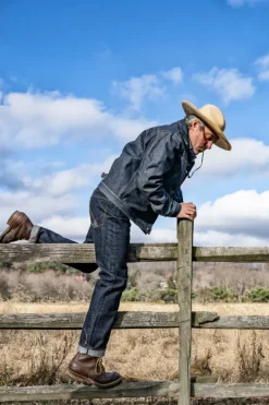 Cult Wide Man Jap Selv. Shrink To Fit Denim Rinse