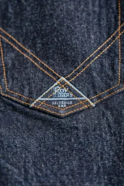 Cult Wide Man Jap Selv. Shrink To Fit Denim Rinse