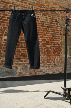 Cult Wide Selvedge Bar Roy Roger's Black Denim Super S.w.