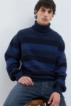 Dolcevita Multistripe In Lana E Cashmere