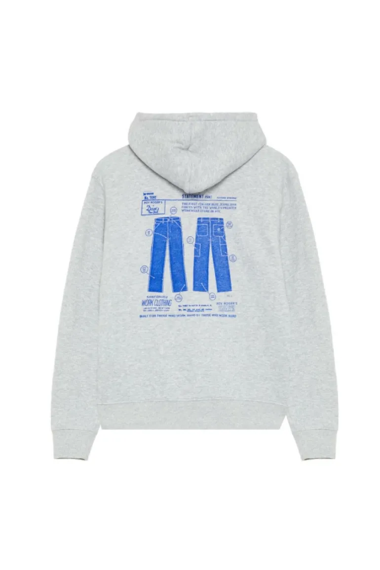 Felpa Con Cappuccio Roy Roger's X Dave's Ny Con Stampa Statement Pant