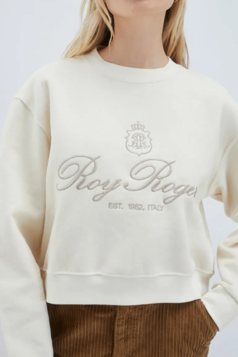 Felpa Girocollo Ricamo Est 1952