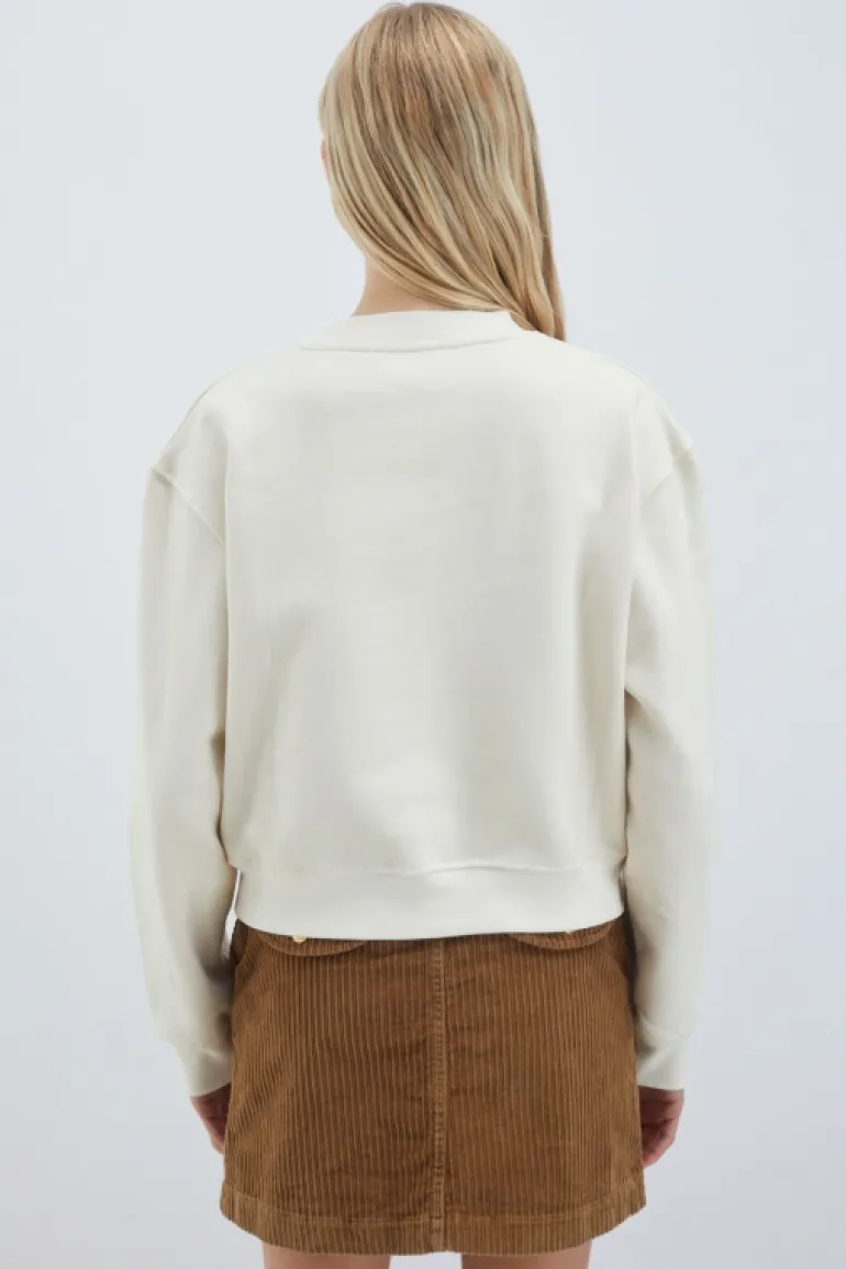 Felpa Girocollo Ricamo Est 1952