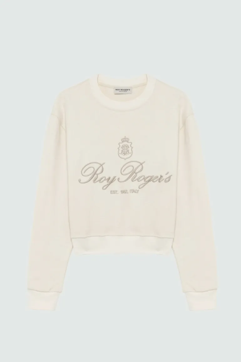 Felpa Girocollo Ricamo Est 1952