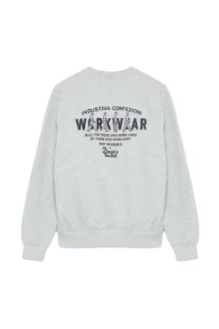 Felpa Roy Roger's X Dave's Ny Con Stampa Workwear