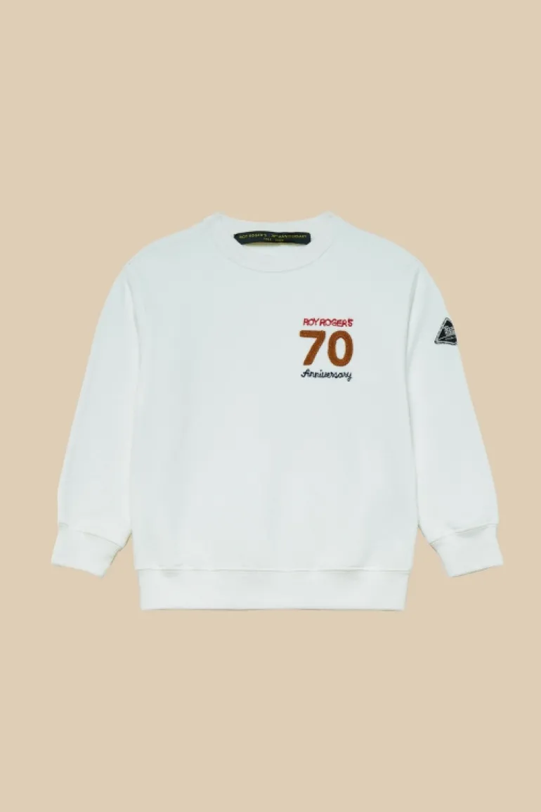 Felpa 70th Ricamo Anni 70