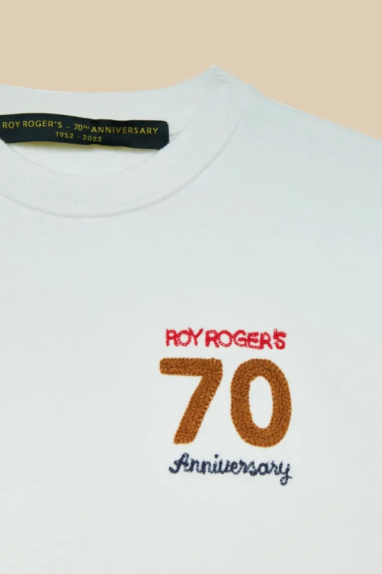 Felpa 70th Ricamo Anni 70