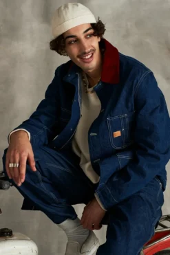 Giacca Carcere 70th Denim Cimosa Rinse