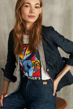 Giacca Destrutturata 70th Denim Cimosa Rinse