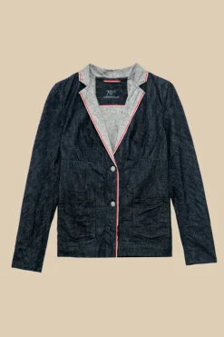 Giacca Destrutturata 70th Denim Cimosa Rinse