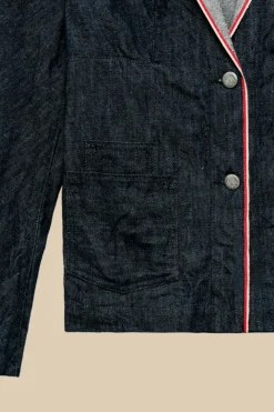 Giacca Destrutturata 70th Denim Cimosa Rinse