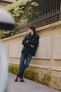 Giacca Navy Light Melton