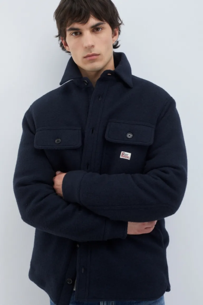 Giacca Navy Light Melton